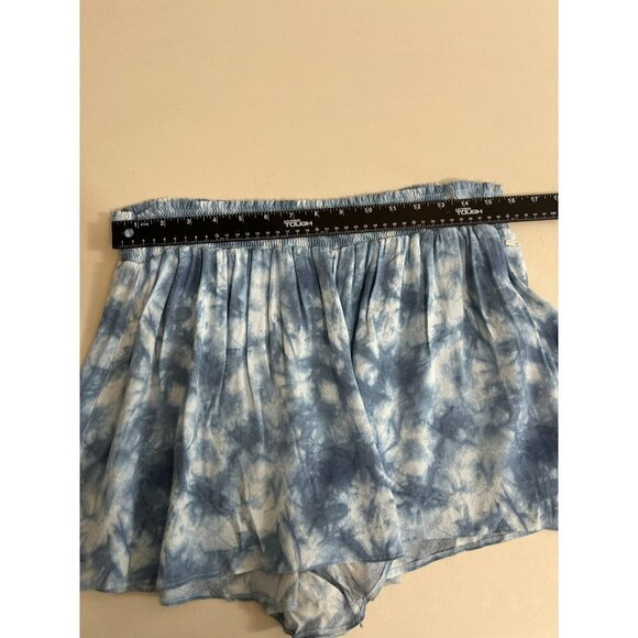 Victoria's Secret Pink Blue Tie Die Viscose Shorts XL - Picture 5 of 7